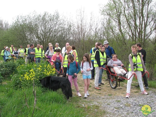 randonnée sportive avec joëlettes, Eghezée, 2014